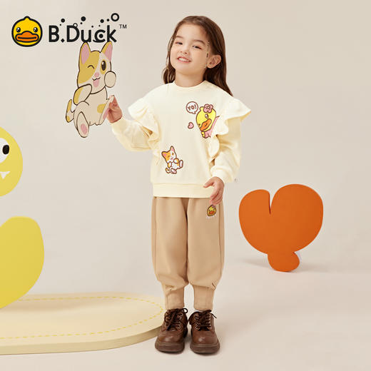 B.Duck小黄鸭童装春秋卫衣90-130 FF3508071 商品图3