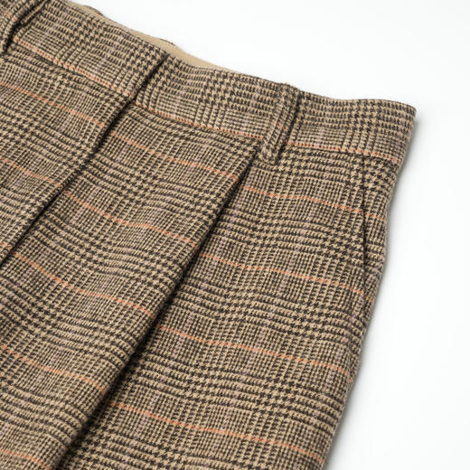 ROMI STUDIO"quiet luxury"精纺羊毛腔调穿搭咖格西裤23AWK805 商品图4