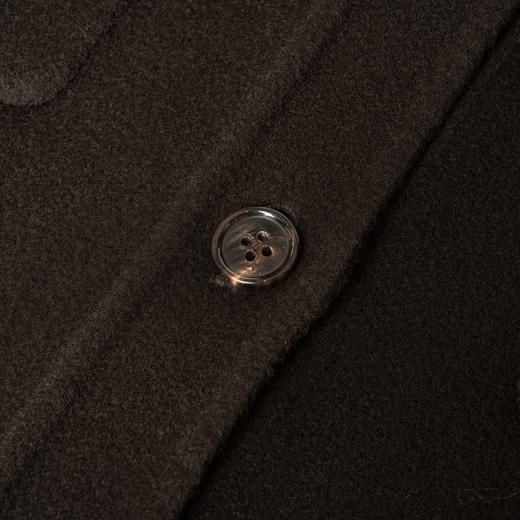 ROMI STUDIO“秋冬美拉德”腔调穿搭羊绒混纺可可棕短大衣23AWW516 商品图3