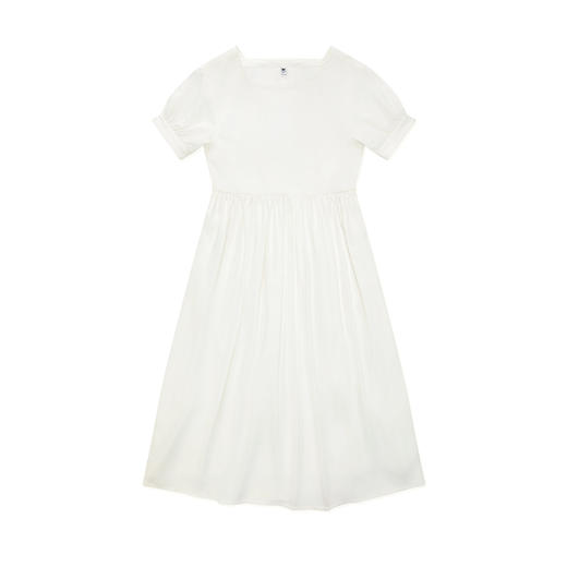 CryingCenter 方领白色简约休闲连衣长裙 哭喊中心 商品图3