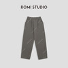 ROMI STUDIO”率性优雅“100%棉抽绳弹力腰直筒宽松休闲裤 24SSK122 商品缩略图0