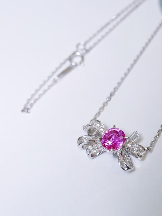1.12ct 4.15g 蓝宝石项链 商品图0