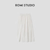ROMI STUDIO “温柔独白” 100%长绒棉纸皱感磨毛盐缩半裙 421X5077 商品缩略图2