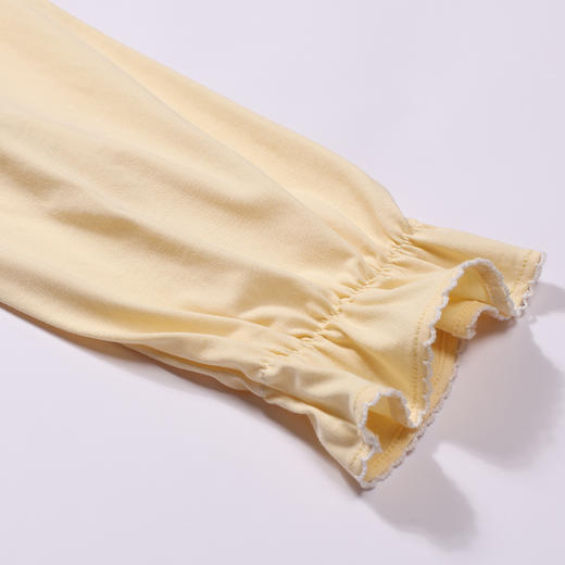 都市丽人睡衣好睡好眠长袖家居服单面无尘棉薄女士棉质套装LHT1T8 商品图6