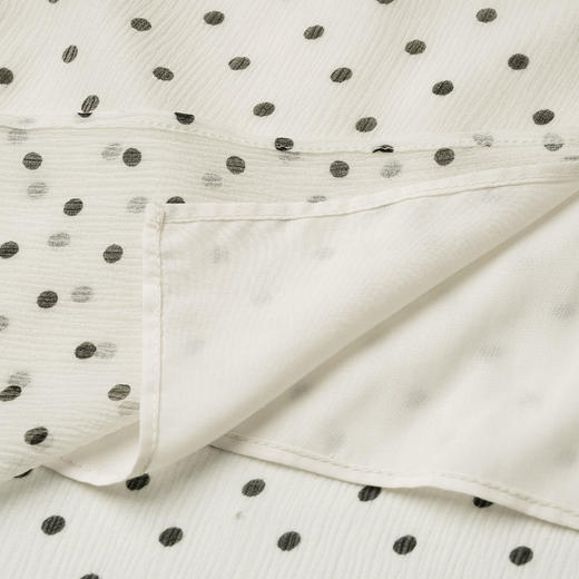 ROMI STUDIO”法式优雅“100% 8m/m真丝顺纡肌理感波点半裙24SSQ066 商品图4