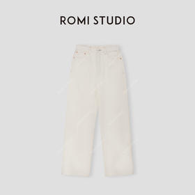 ROMI STUDIO“ Select Jeans” 100%棉透气直筒牛仔裤 24SSN396