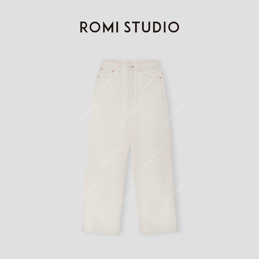 ROMI STUDIO“ Select Jeans” 100%棉透气直筒牛仔裤 24SSN396 商品图0