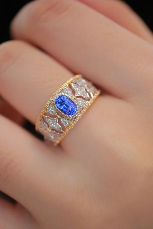 0.72ct 蓝宝石戒指 商品图8