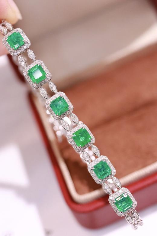 2.75ct 祖母绿手链 商品图4