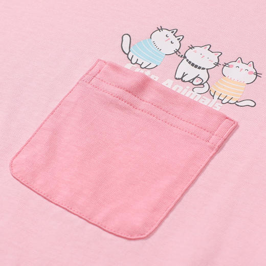 都市丽人眯雅佳睡衣超值精选长袖26支纯棉单面薄童装棉质长袖套装JHT2C8 商品图12