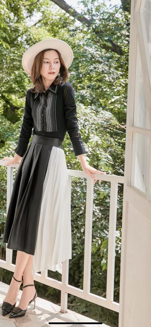 3F4541--铅白色、漆黑色、蓝灰色衬衫 商品图7