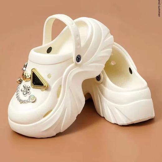 【特价19元】女士厚底洞洞鞋女防滑百搭包头凉拖鞋夏季花园鞋拖鞋夏36-39码【WG24255】 商品图1