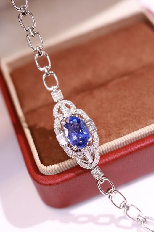 1.88ct 蓝宝石手链 商品图4
