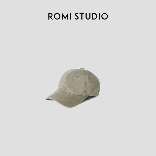 ROMI STUDIO“美式复古”洗水棉做旧宽帽檐遮阳棒球帽405CA006 商品图2