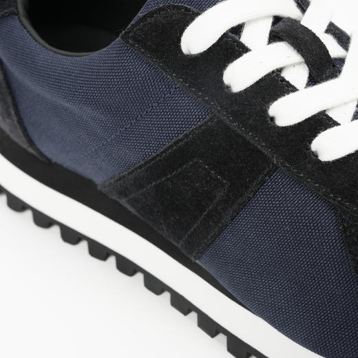 ROMI STUDIO“Clean Fit”高丝光牛反绒撞色复古厚底运动鞋24SSS016 商品图3