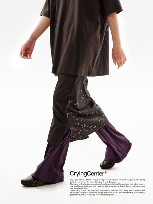 CryingCenter 我愛哭3m反光星星弹力宽腰头运动中长裙 哭喊中心 商品图1