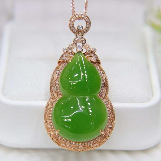 和田玉碧玉吊坠 商品图0
