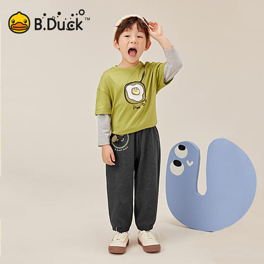 B.Duck小黄鸭童装春秋针织裤90-130 BYF3563926 商品图4