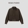 ROMI STUDIO'秋冬美拉德”100%意大利绵羊皮短款夹克皮衣23AWW397 商品缩略图0