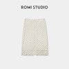 ROMI STUDIO”法式优雅“100% 8m/m真丝顺纡肌理感波点半裙24SSQ066 商品缩略图0