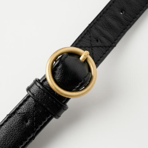 ROMI STUDIO “24P Hobo” 进口油蜡胎小牛皮单绣花斜跨包24SSB071 商品图3