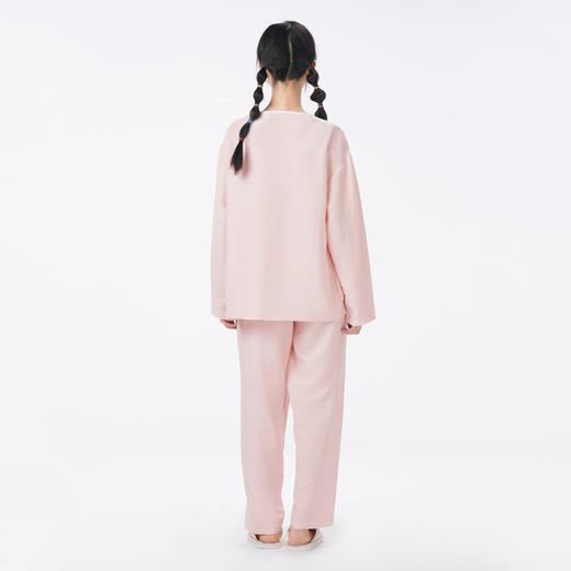 都市丽人睡衣好睡好眠长袖家居服软绵绵1.0薄女士软绵绵长袖长裤LHT1R1 商品图3