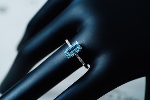 1ct 海蓝宝戒指 商品图7