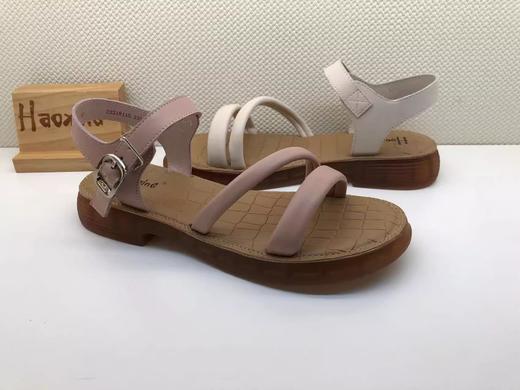 夏季新品时尚休闲真皮简百搭女凉鞋23218115 商品图2