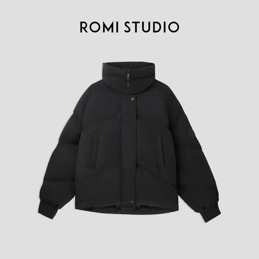 ROMI STUDIO“基础灵魂”90白鹅绒腔调穿搭衔缝面包羽绒服 23AWW802 商品图0