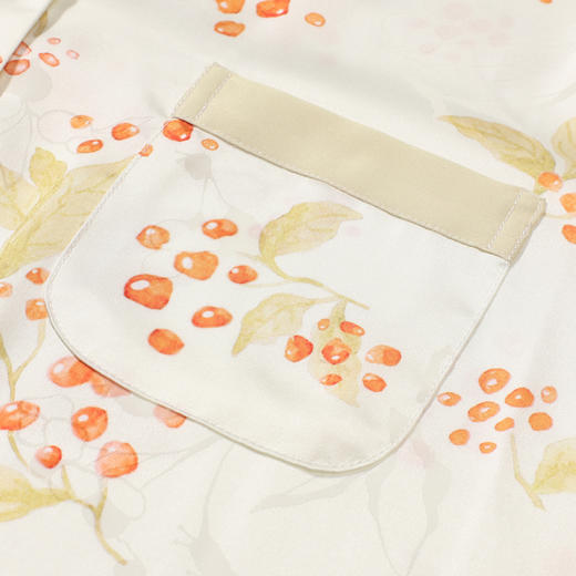 都市丽人睡衣好睡好眠长袖家居服冰雪丝提花薄女士丝质套装LHT1S6 商品图9