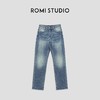 ROMI STUDIO “美式牛仔” 复古洗水纹理感直筒弹力牛仔裤 23AWN959 商品缩略图4