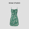 ROMI STUDIO “轻盈时刻” 丝感垂顺小碎花打揽吊带连衣裙 421L6064 商品缩略图4