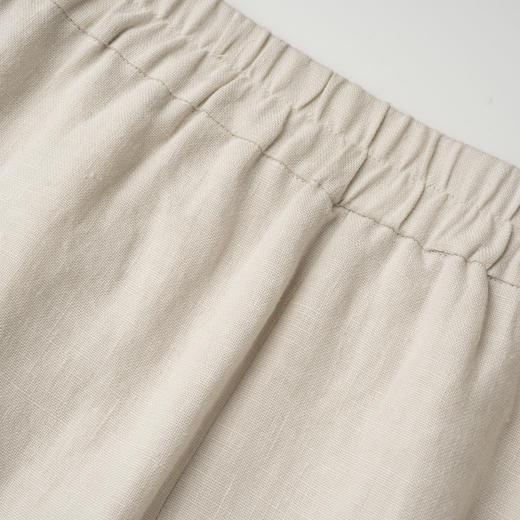 ROMI STUDIO “东方美学“ 亚麻透气肌理 A字裙子 24SSF139 商品图3