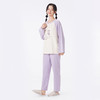 都市丽人睡衣好睡好眠长袖家居服26支CVC单面薄女士棉质套装LHT2K5 商品缩略图2