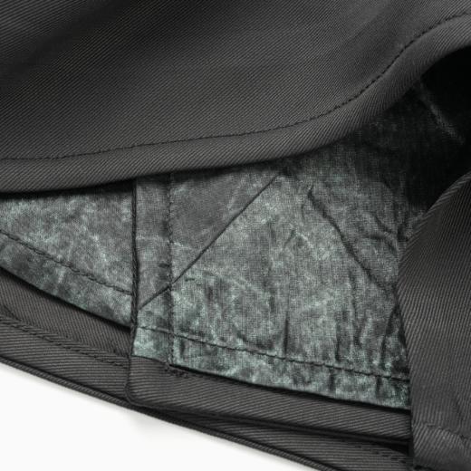 ROMI STUDIO“棕标系列”精纺醋酸堆领无袖腔调穿搭礼服裙23AWD1065 商品图4