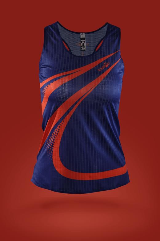 严素跑步背心，火箭系列，男/女款，轻量，快干，严素态度 商品图1