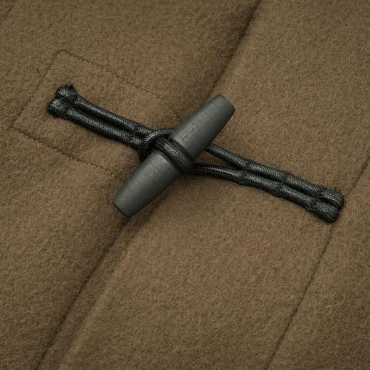 ROMI STUDIO“美拉德”腔调穿搭牛角扣斜襟领腰带大衣外套 23AWW703 商品图2