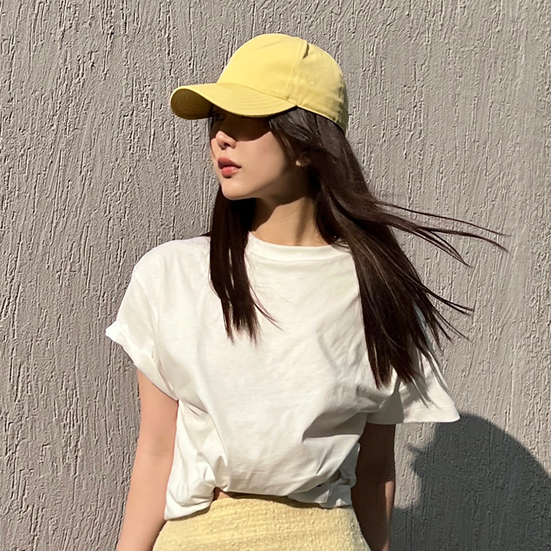 ROMI STUDIO“一秒入夏”夏日必备 百搭纯色字母ins棒球帽S3687透气