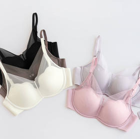 【121号】女士性感小胸聚拢花瓣杯文胸无钢圈内衣