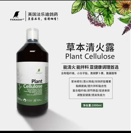 【草本清火露】1000ml/排体毒清火液 调节肠道促进食欲（法乐迪鸽药） 商品图0