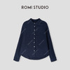 ROMI STUDIO “棉的美学” 100%云柔棉微皱肌理感长袖衬衣 24SSF159 商品缩略图0
