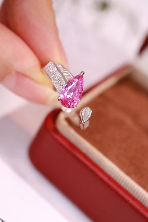 1.34ct 蓝宝石戒指 商品图2