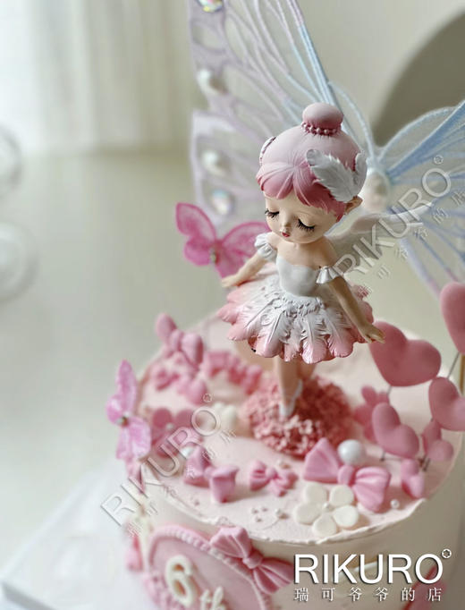 公主驾到 | 翻糖装饰鲜果奶油蛋糕 商品图2