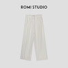 ROMI STUDIO“清凉夏日”空气感显瘦显腿长亚麻丝感大阔腿裤K3256 商品缩略图4