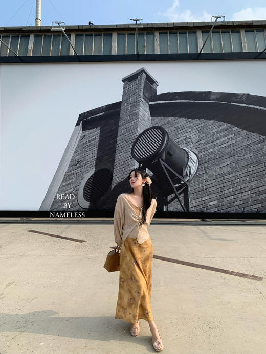 Read Nameless /招财金色蝴蝶裙+新中式麻感肌底开衫 商品图1