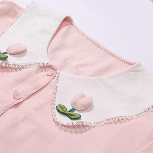 都市丽人睡衣好睡好眠长袖家居服软绵绵1.0薄女士软绵绵长袖长裤LHT1R1 商品图4