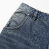ROMI STUDIO”经典复古“100%棉细斜纹洗水宽松微垮牛仔裤23AWN1306 商品缩略图1