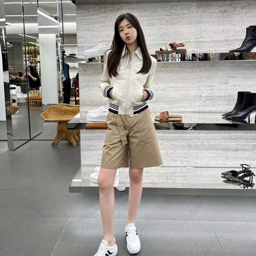 ROMI STUDIO“利落秋冬”时尚百搭翻领短款夹克皮衣外套 23AWW080【微瑕】 商品图3