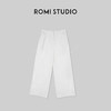 ROMI STUDIO“韵律新生”100云感棉酵洗软糯轻薄直筒休闲裤24SSK995 商品缩略图0