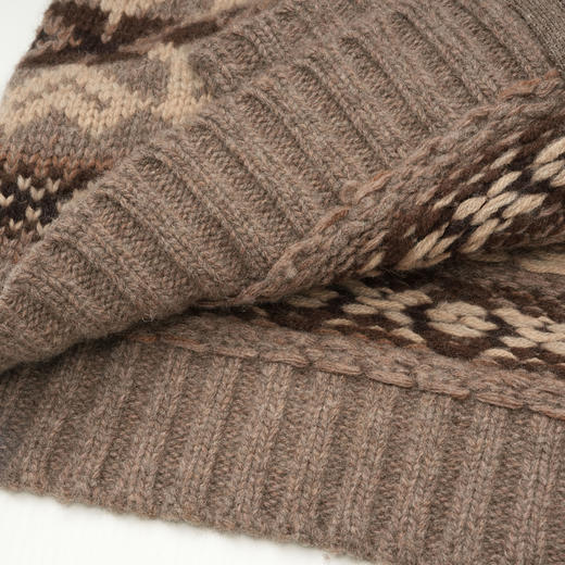 ROMI STUDIO“美式复古”腔调穿搭绵羊毛混纺拉链针织开衫23AWM1166 商品图4